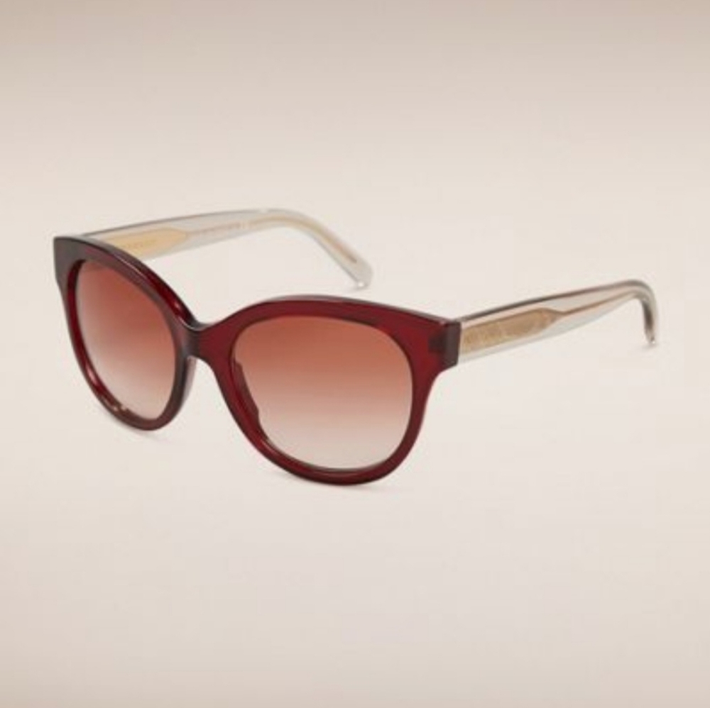 Burberry BE4187 Red Round Sunglasses